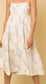 Αμάνικο Smocked Tiered Midi Φόρεμα