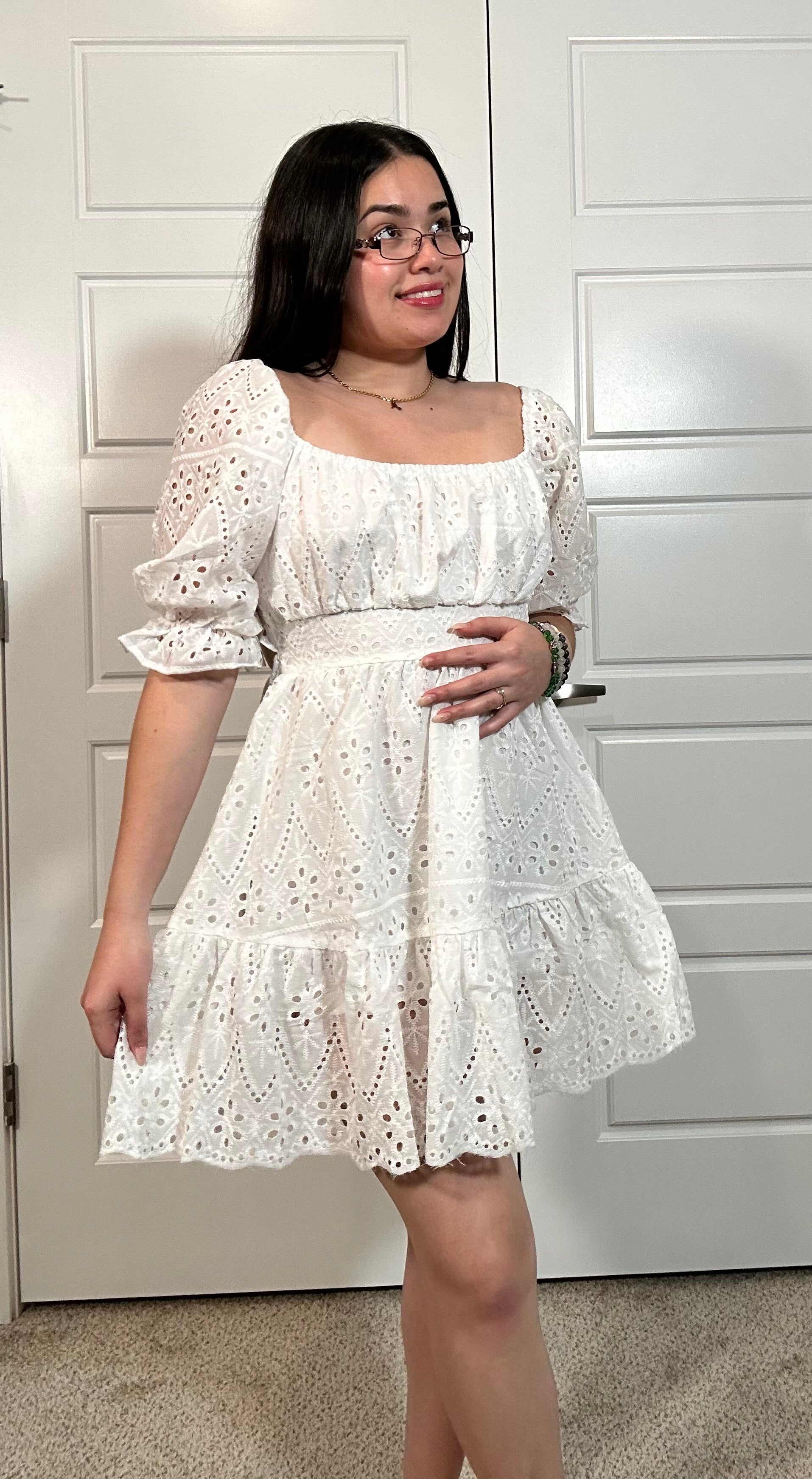 Lace Up Cut Out Dress