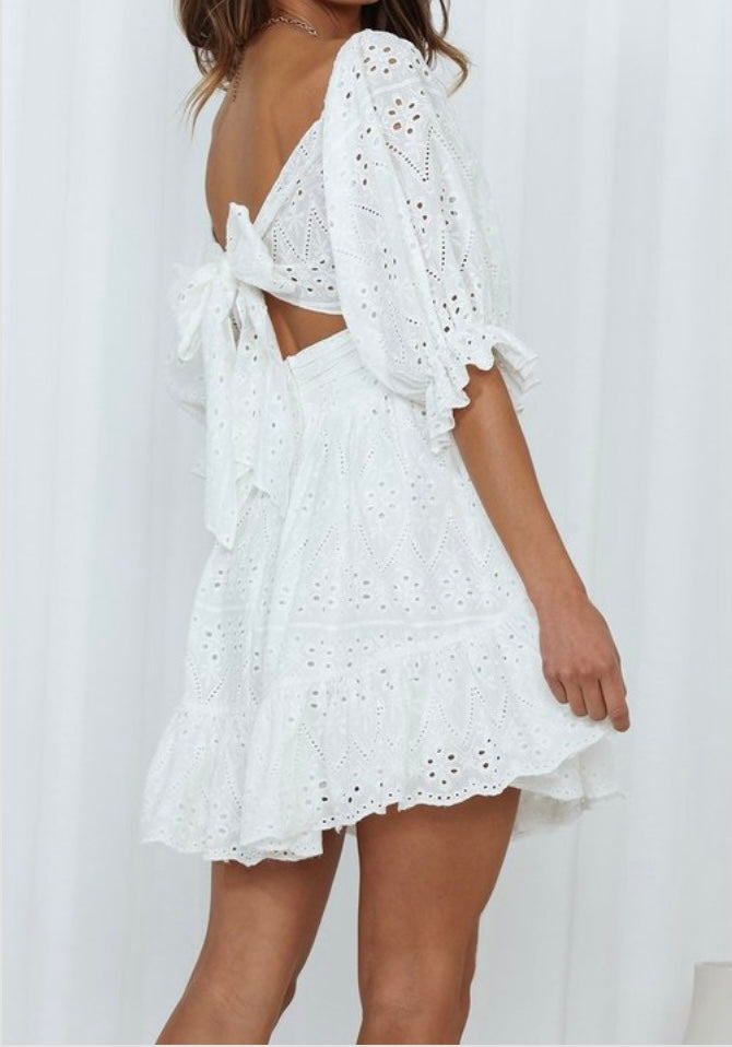 lace up cut out dress AKIRA Laced Up Mini Dress